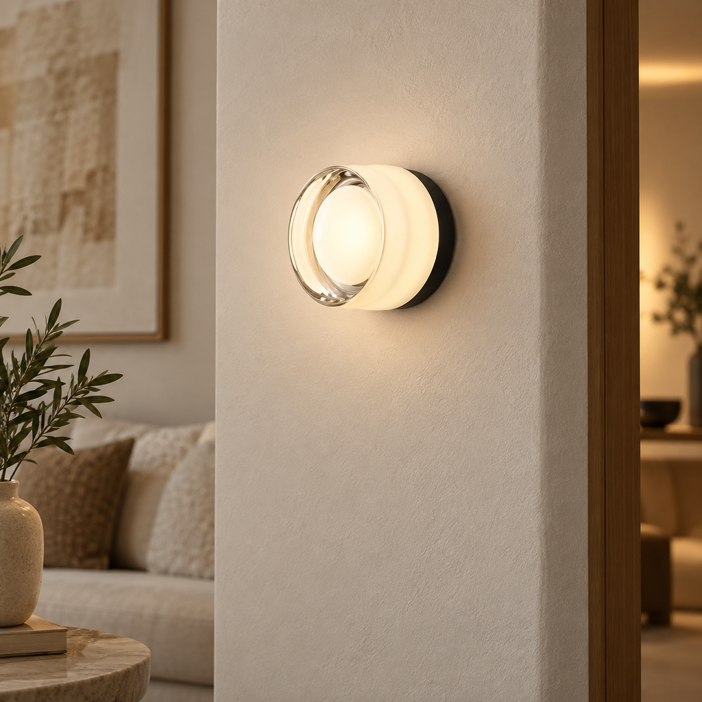 Auréole Applique Murale en Aluminium