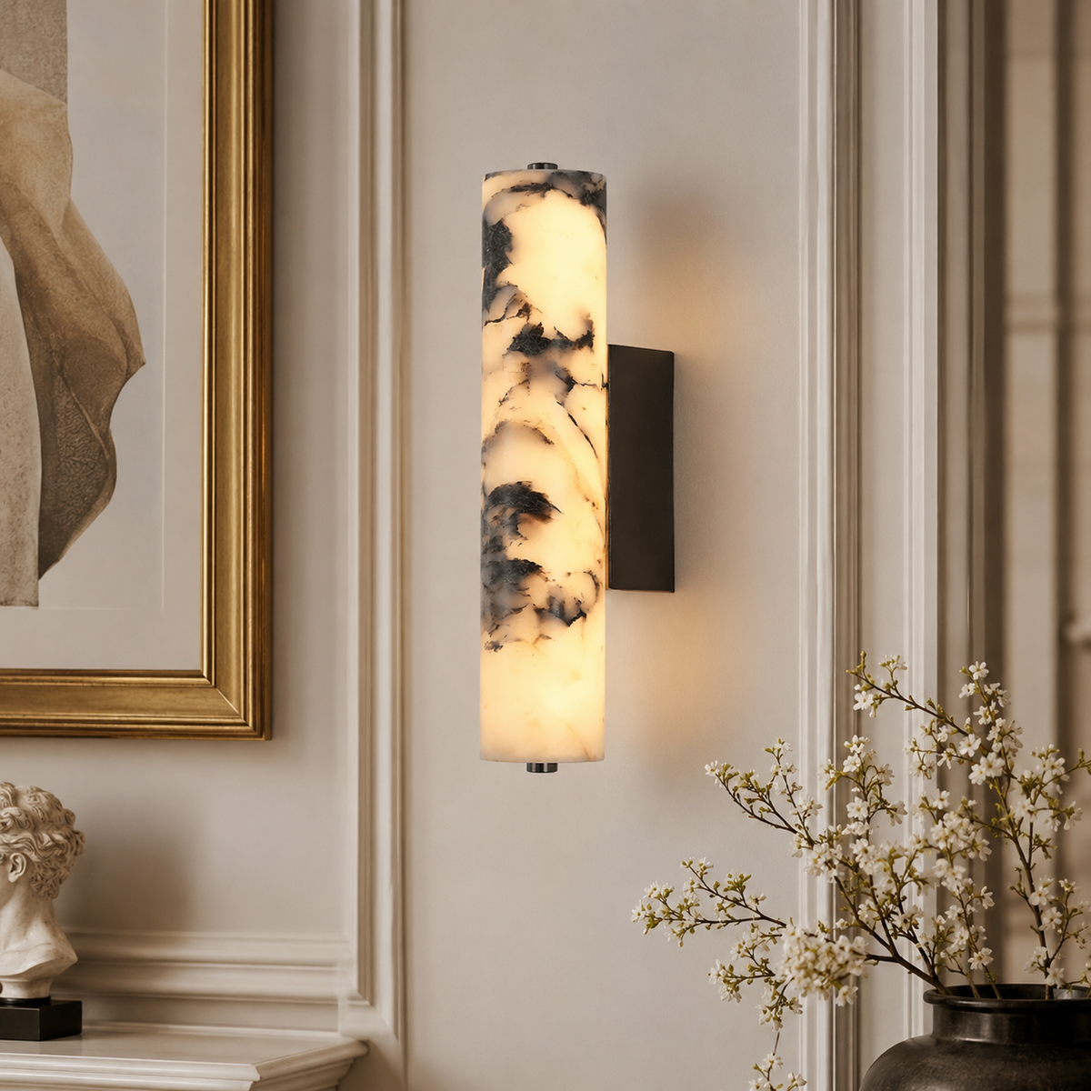 Socle Applique Murale en Marbre