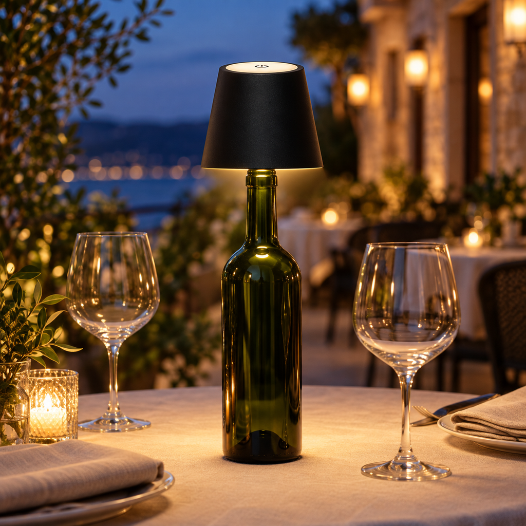 Crépuscule Lampe Bouteille Sans Fil