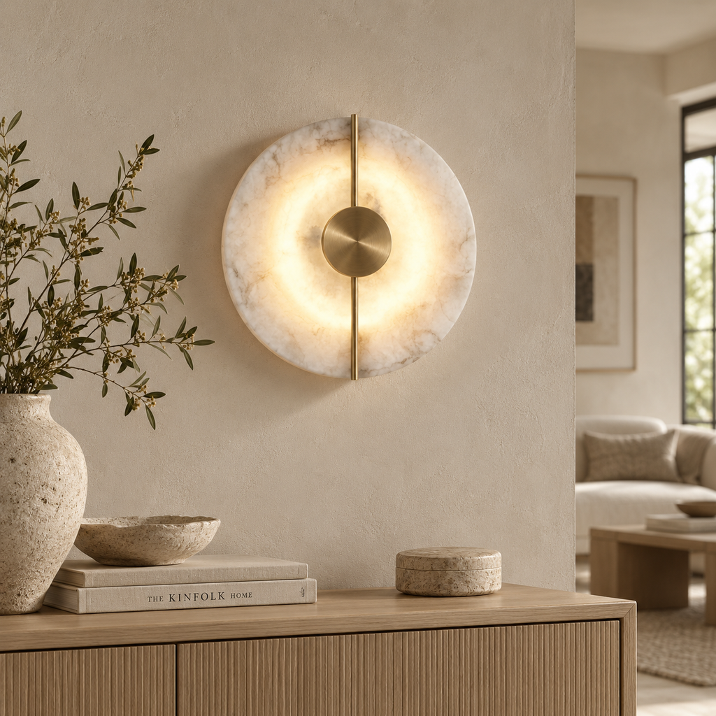 Méridien Applique Murale en Marbre
