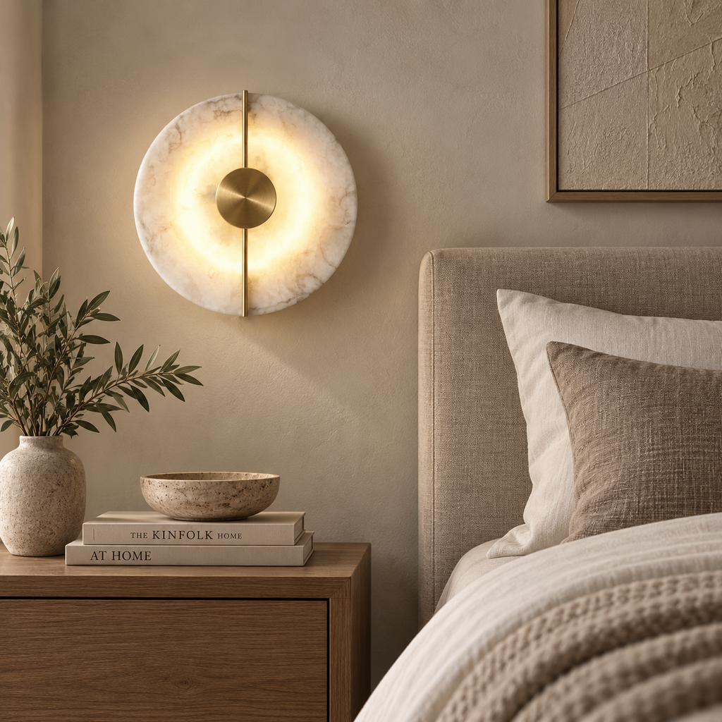Méridien Applique Murale en Marbre
