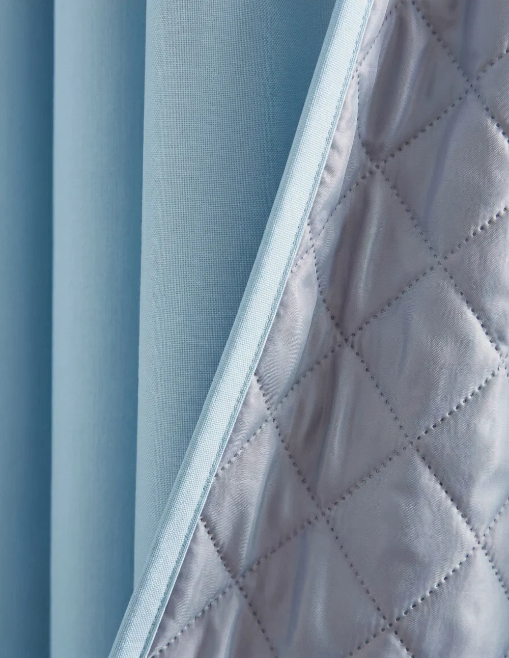Rideau Occultant Thermique et Phonique - Bleu pastel
