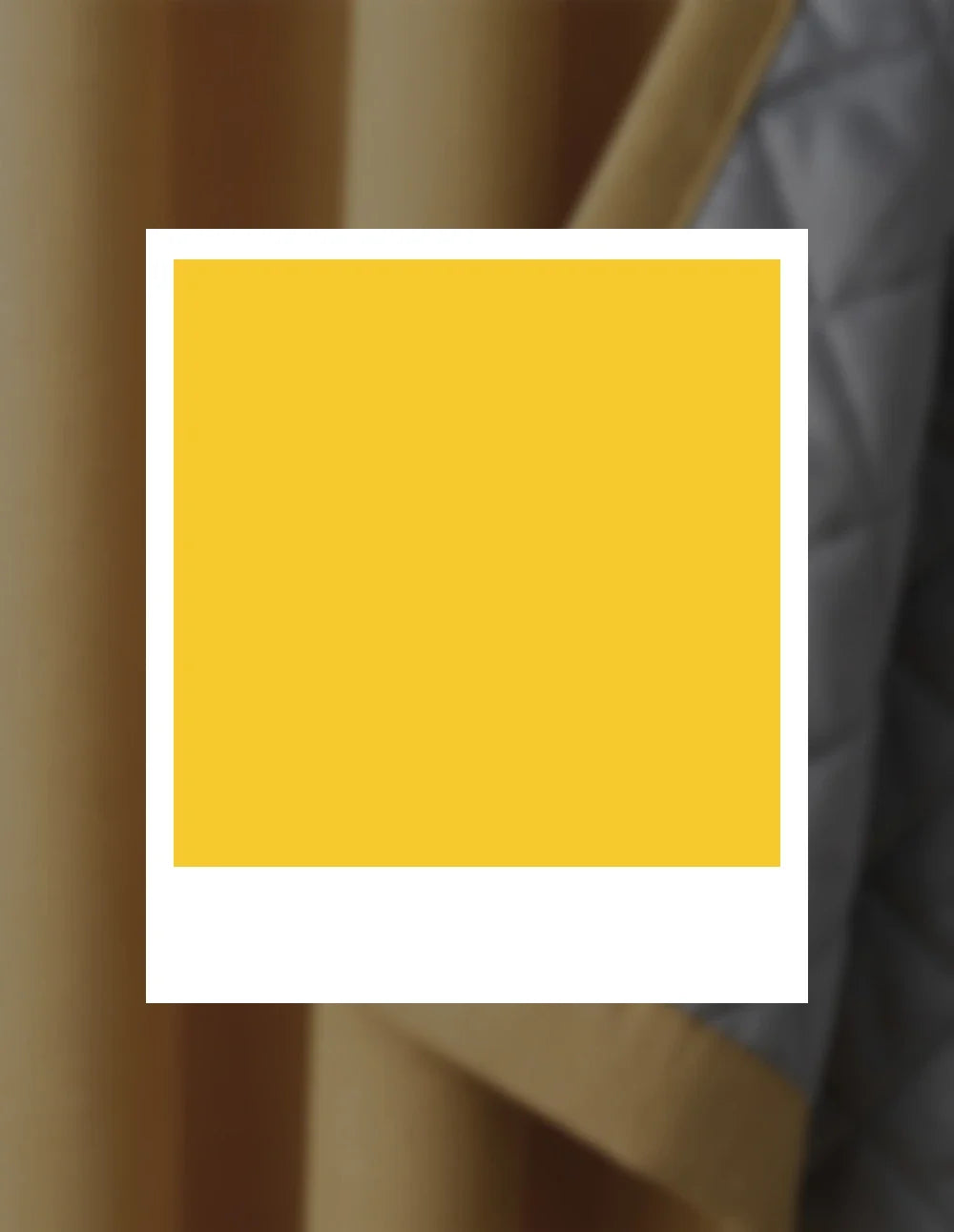 Rideau Occultant Thermique et Phonique - Jaune
