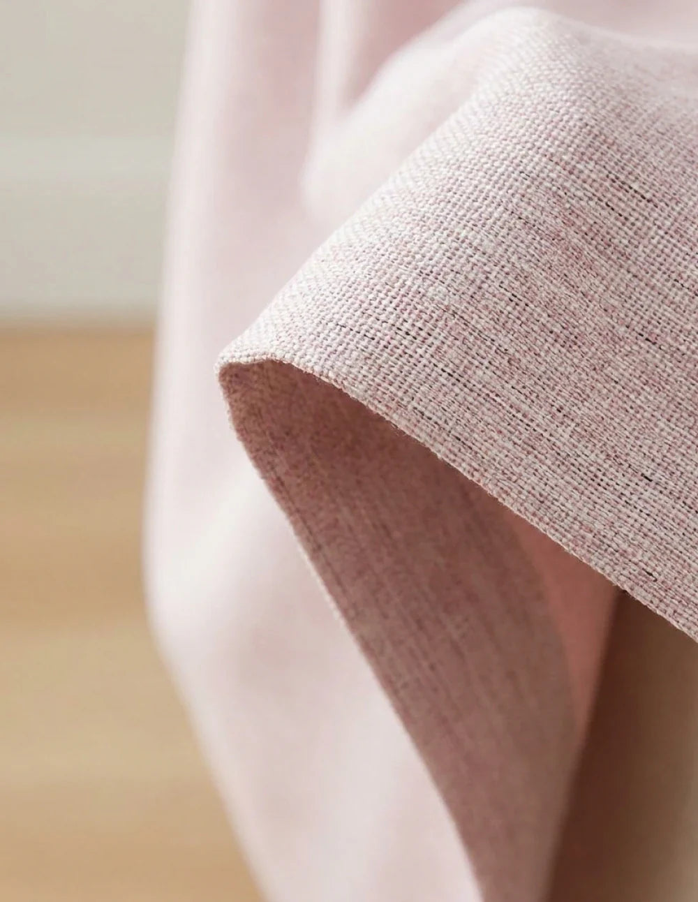 Rideau Occultant Monocouche Chiné - Rose