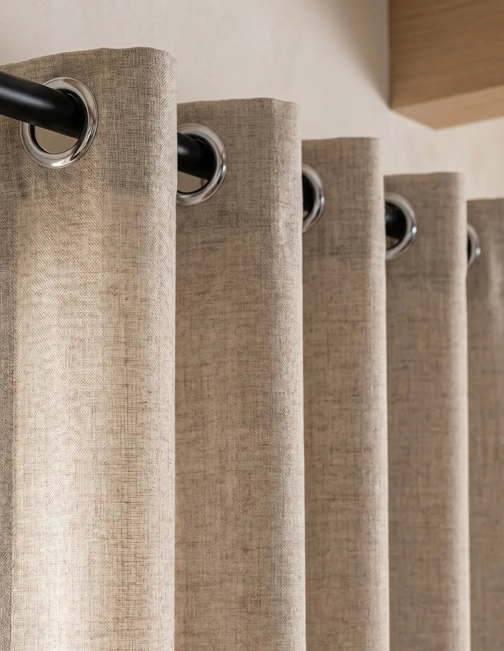 Rideau Tamisant | Effet Lin - Beige