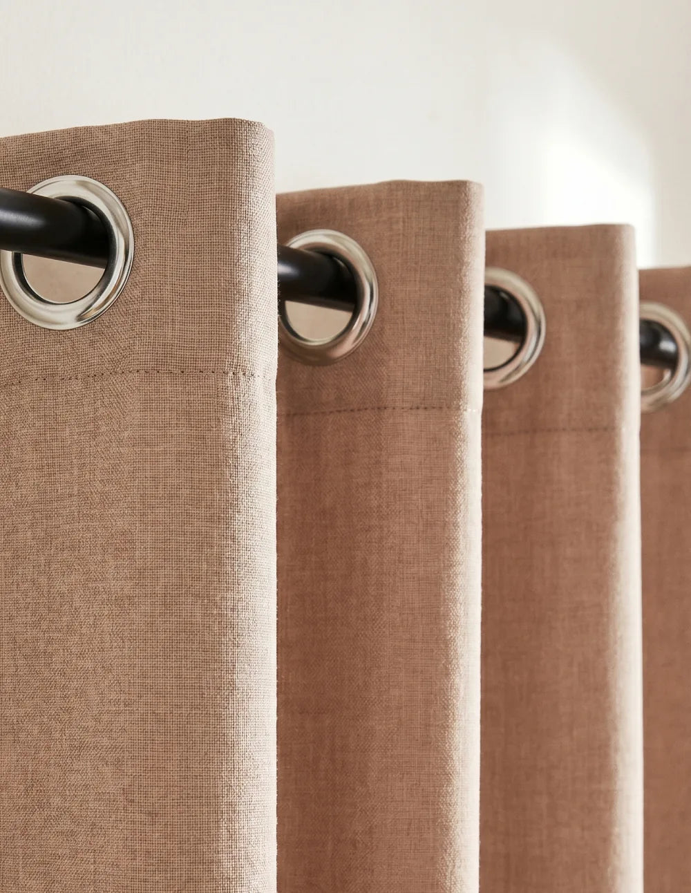 Rideau Tamisant | Effet Lin - Camel