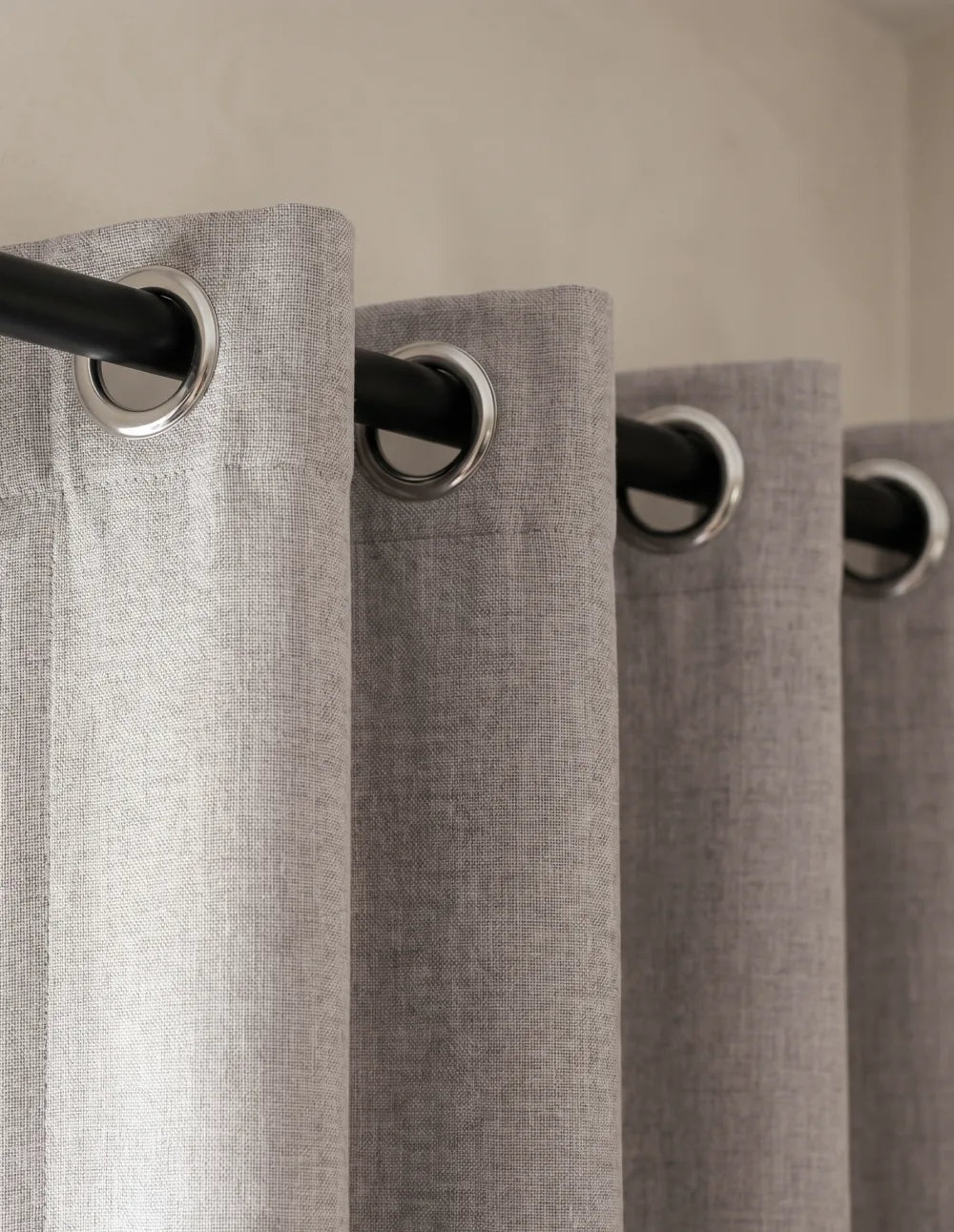 Rideau Tamisant | Effet Lin - Gris Mauve