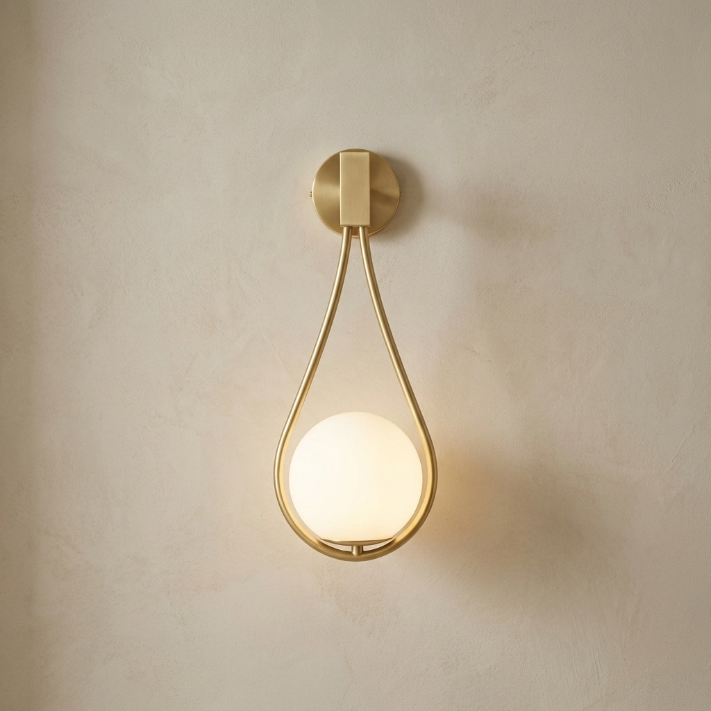 Goutte Applique Murale Globe