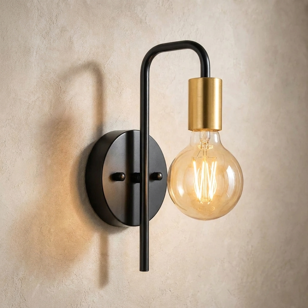 Filament Applique Murale Industrielle