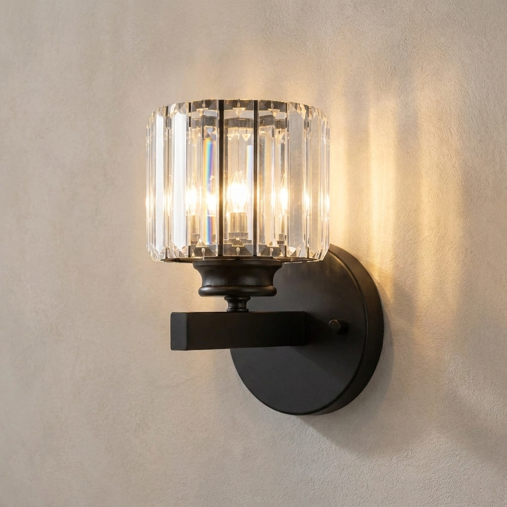 Prisme Applique Murale en Cristal