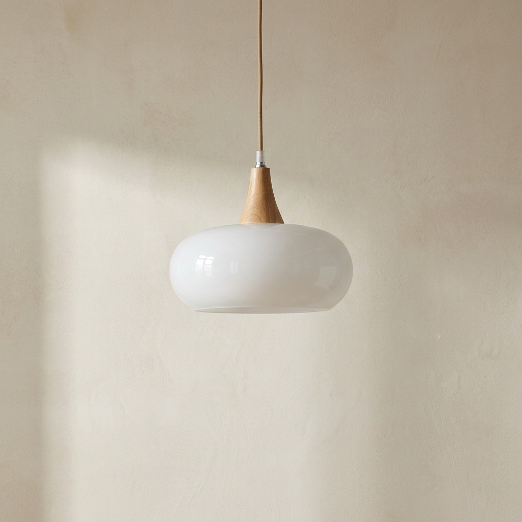 Bocage Suspension en Bois et Verre