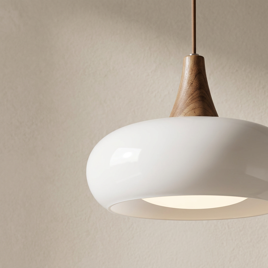 Bocage Suspension en Bois et Verre